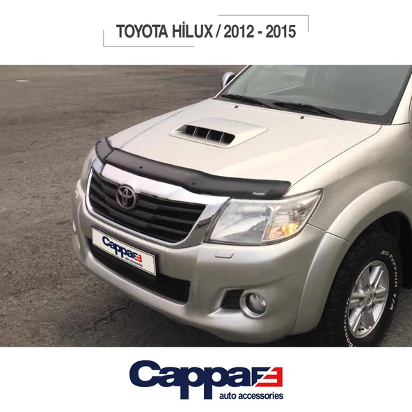 Toyota Hilux 2012-2015 Yıl Aralığı Uyumlu Kaput Rüzgarlığı 3mm - Resim 5