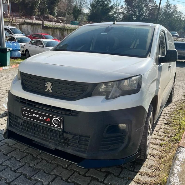 Peugeot Partner Tepee 2019 Yılı Ve Sonrası Uyumlu Ön Tampon Lip - Resim 6