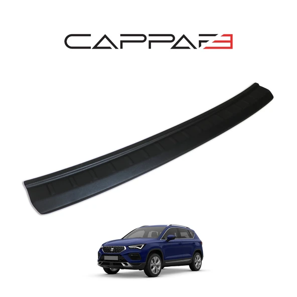 Seat Ateca 2016- Yılı ve Sonrası Uyumlu Arka Tampon Eşiği Mat - Resim 4