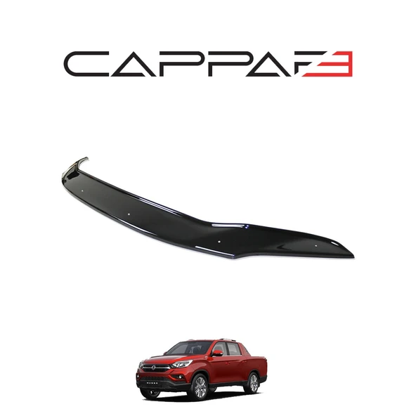 Ssangyong Musso 2021- Yılı ve Sonrası Uyumlu Kaput Rüzgarlığı 3mm - Resim 5