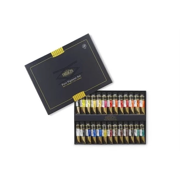 Supertrend Supertrend Gold Class Pigment Tüp Sulu Boya Seti 24+2 Renk x 15 ml. ürün görseli 1
