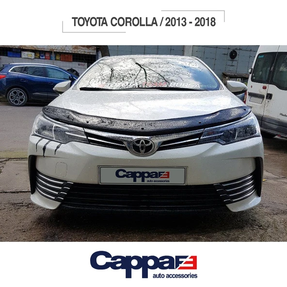 Toyata Corolla 2013-2018 Yıl Aralığı Uyumlu Kaput Rüzgarlığı 3mm - Resim 5
