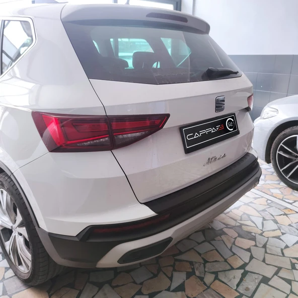 Seat Ateca 2016- Yılı ve Sonrası Uyumlu Arka Tampon Eşiği Mat - Resim 8