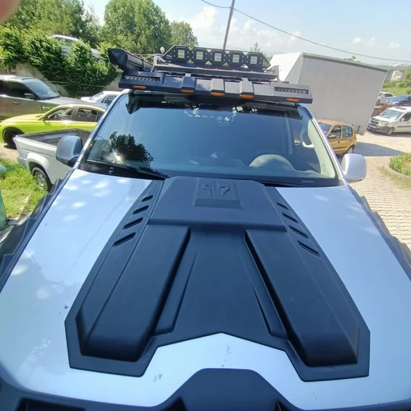 Volkswagen Amarok 2010-2022 Yıl Aralığı Uyumlu Ön Kaput Scoop - 8