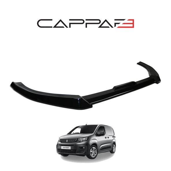 Peugeot Partner Tepee 2019 Yılı Ve Sonrası Uyumlu Ön Tampon Lip - Resim 2