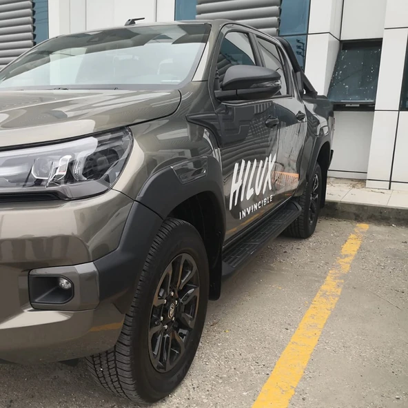 Toyota Hilux 2015-2020 Yıl Aralığı Uyumlu Yarasa Kapı Kaplama 4 Parça - Resim 12