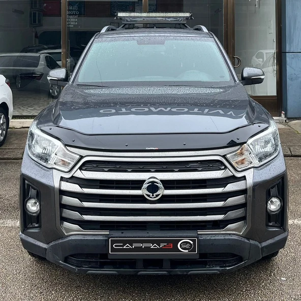 Ssangyong Musso 2021- Yılı ve Sonrası Uyumlu Kaput Rüzgarlığı 3mm - Resim 6