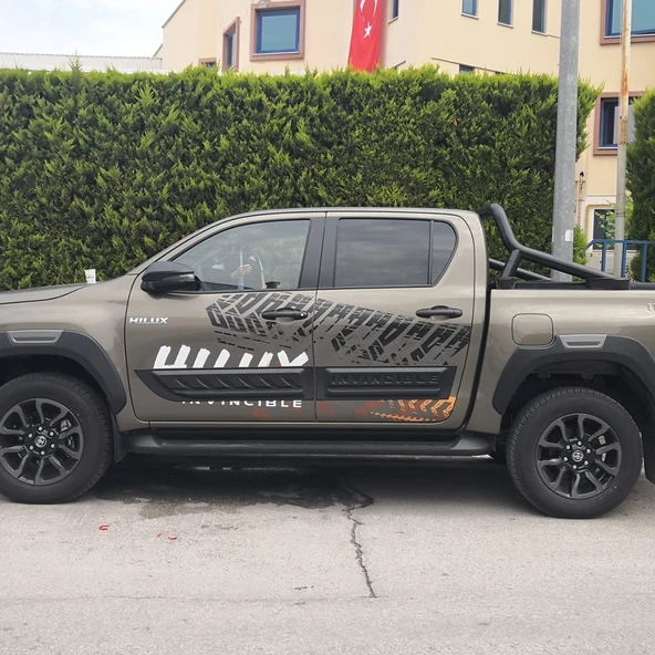 Toyota Hilux 2015-2020 Yıl Aralığı Uyumlu Kapı Dodik 4 Parça - Resim 9