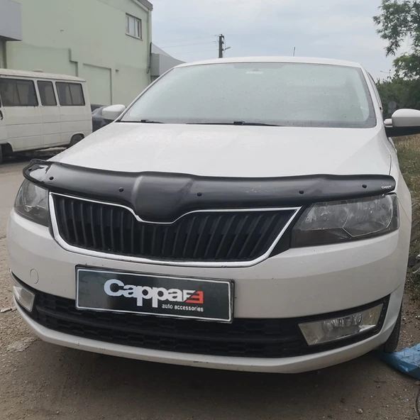 Skoda Rapid 2012-2019 Yıllları Arası Uyumlu Ön Kaput Rüzgarlık 4mm - Resim 5