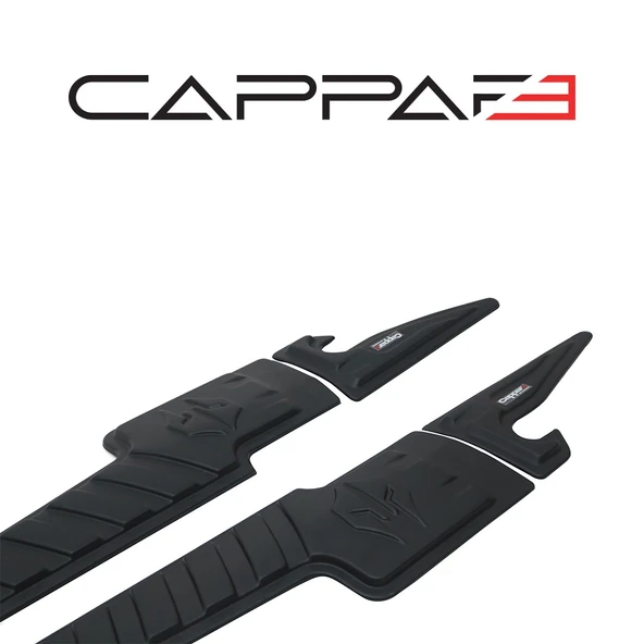 Volkswagen Amarok 2010-2022 Yıl Aralığı Uyumlu Yarasa Kapı Kaplama 6 Parça - Resim 5