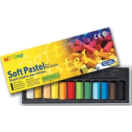 Supertrend Gallery Artists' Soft Toz Pastel Boya Seti 12 Renk Yarım Boy ürün görseli 1