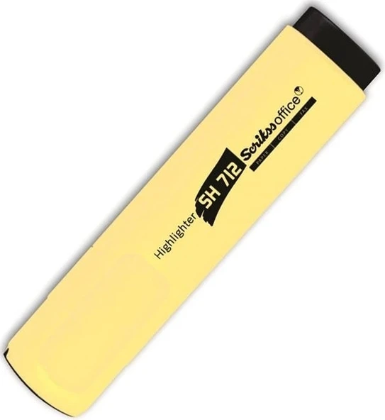 Supertrend Office Highlighter Fosforlu İşaretleme Kalemi PASTEL SARI ürün görseli 1