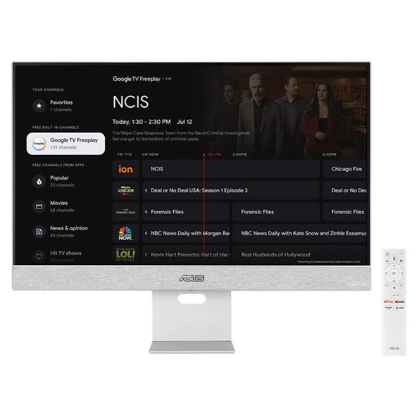 ASUS 27" ZENSCREEN MS27UC 4K IPS 60HZ 5MS SMART MONİTÖR ürün görseli