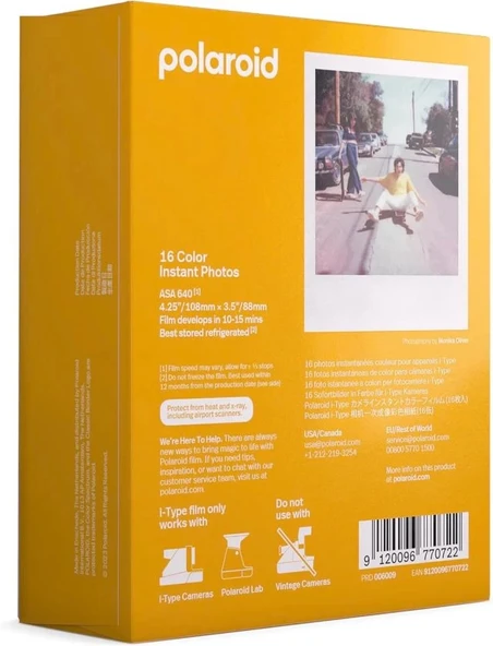 Polaroid Anında Renkli I-Tipi Film - 40x Film Paketi - 6010 - Resim 8