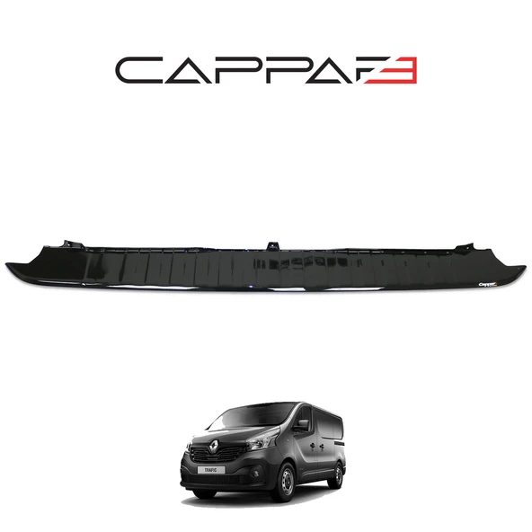 Renault Trafic 2014-2019 Yıl Aralığı Uyumlu Arka Tampon Eşiği Parlak - Resim 2