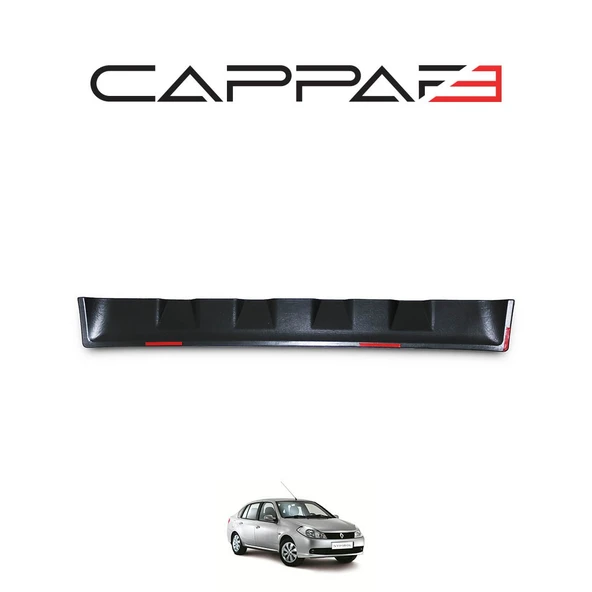 Renault Symbol 2009-2013 Yıl Aralığı Uyumlu Arka Cam Spoyler - 6