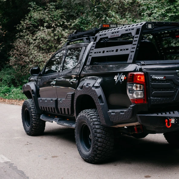 Mitsubishi L200 2019- Yılı ve Sonrası Uyumlu Çamurluk Dodik 8 Parça - Resim 6