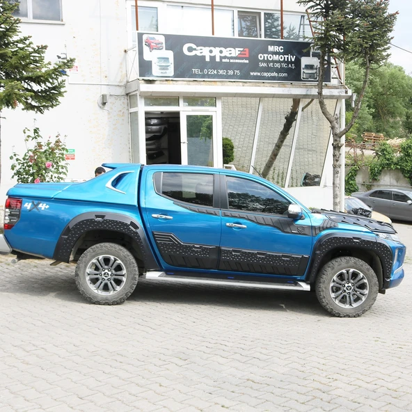 Mitsubishi L200 2019- Yılı ve Sonrası Uyumlu Çamurluk Dodik 8 Parça - Resim 12