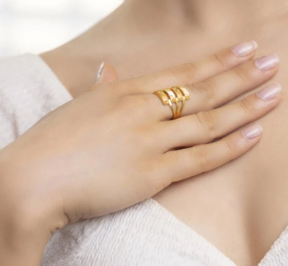 Yiğitbaşı Gold 22 Ayar Fancy Yüzük 3052