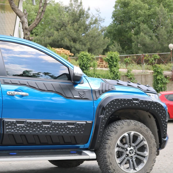 Mitsubishi L200 2019- Yılı ve Sonrası Uyumlu Çamurluk Dodik 8 Parça - Resim 8