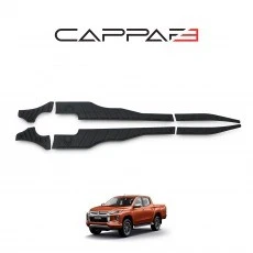 Mitsubishi L200 2019- Yılı ve Sonrası Uyumlu Yarasa Kapı Kaplama 6 Parça ürün görseli 1