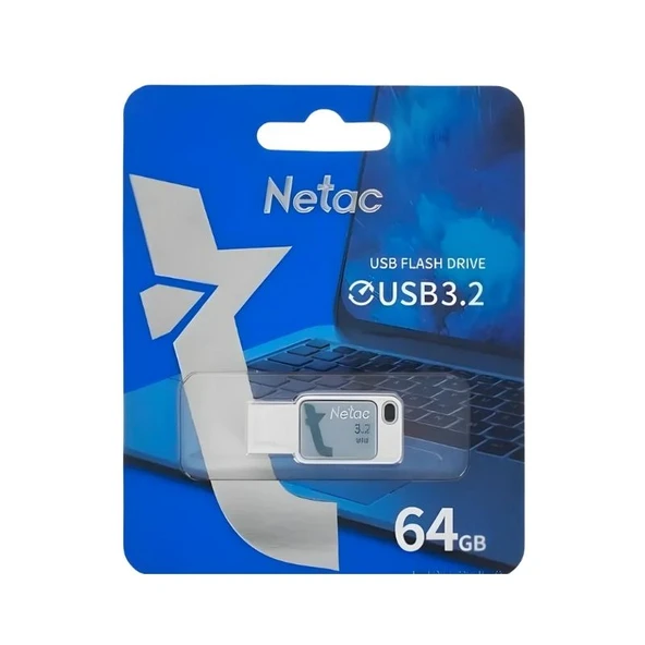 Netac 64GB USB 3.2 Flash Bellek - NT03UA31N-064G-32BL - 4