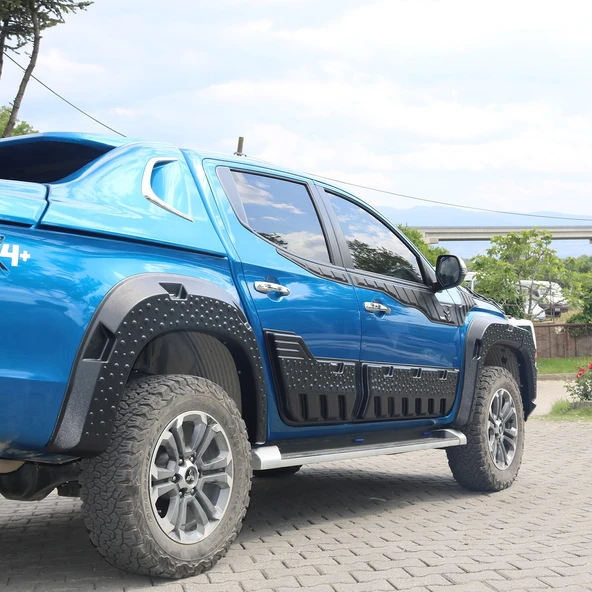 Mitsubishi L200 2019- Yılı ve Sonrası Uyumlu Çamurluk Dodik 8 Parça - Resim 9