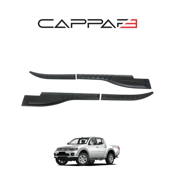 Mitsubishi L200 2007-2015 Yıl Aralığı Uyumlu Yarasa Kapı Kaplama 4 Parça - Resim 2