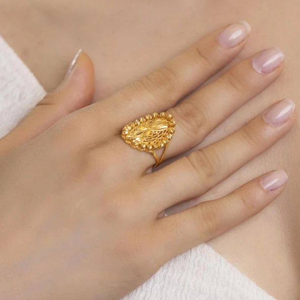 Yiğitbaşı Gold 22 Ayar Fancy Dorika Yüzük 3060
