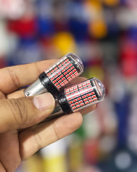 Oto 144LED Ampul 2'li Set, 93M 12V Tek Duy Beyaz Işık, Fren, Park, Sinyal Ampulleri - Resim 5