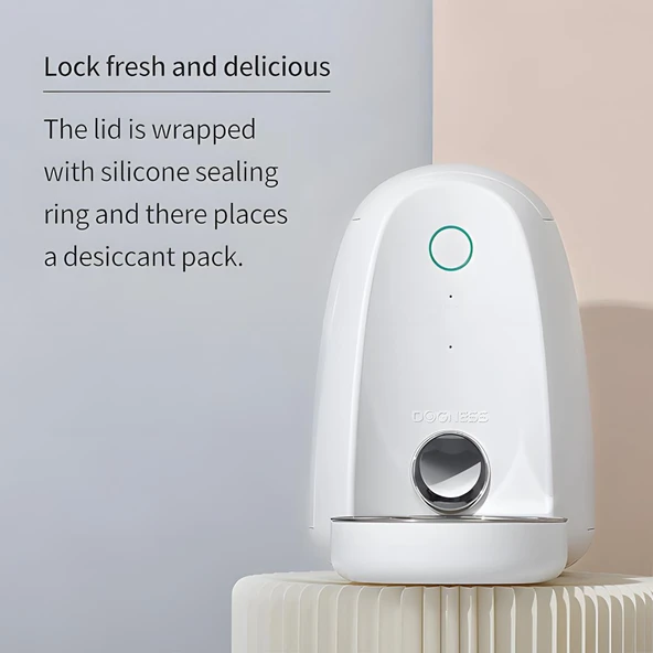 Dogness F05-M Akıllı Mini Mama Kabı Wifi Bağlantılı 2Lt - 4