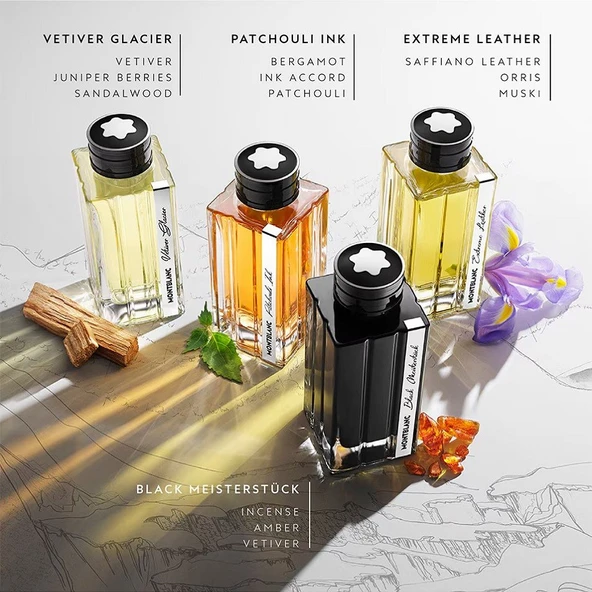 Mont blanc Collection Extreme Leather Smoked Iris EDP 125 ml Erkek Parfüm - 7