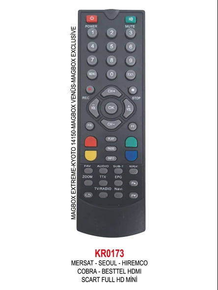 BESTTEL HDMI SCART FULL HD MİNİ UYDU KUMANDASI ürün görseli 1