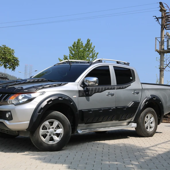 Mitsubishi L200 2015-2019 Yıl Aralığı Uyumlu Çamurluk Dodik 4 Parça - Resim 5