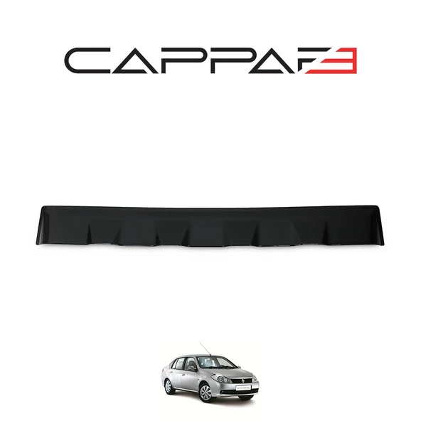Renault Symbol 2009-2013 Yıl Aralığı Uyumlu Arka Cam Spoyler - 4