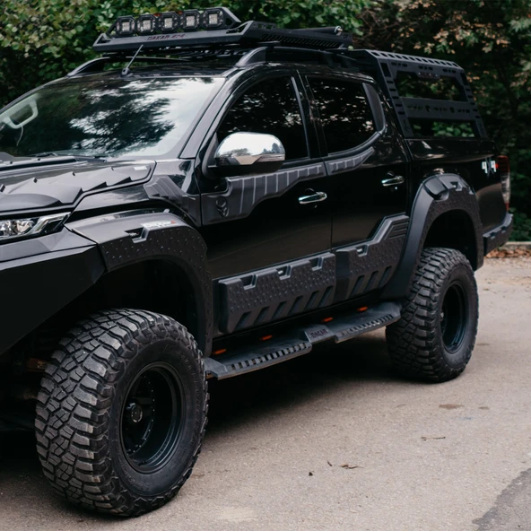 Mitsubishi L200 2019- Yılı ve Sonrası Uyumlu Çamurluk Dodik 8 Parça - Resim 5