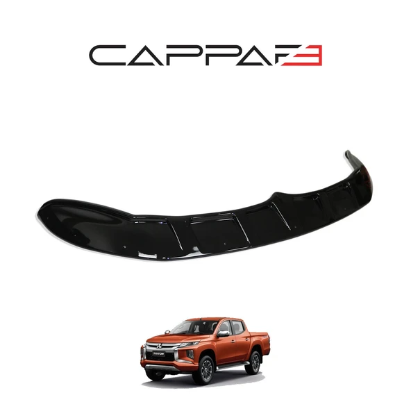 Mitsubishi L200 2019- Yılı ve Sonrası Uyumlu Yarasa Kaput Rüzgarlığı - Resim 3