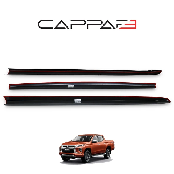 Mitsubishi L200 2019- Yılı ve Sonrası Uyumlu Kasa Kenar Koruma 3 Parça - 5