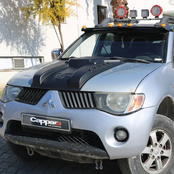 Mitsubishi L200 2007-2015 Yıl Aralığı Uyumlu Ön Kaput Büyük Scoop - 4