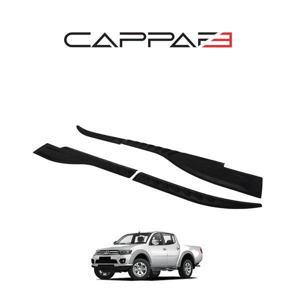 Mitsubishi L200 2007-2015 Yıl Aralığı Uyumlu Yarasa Kapı Kaplama 4 Parça - Resim 5