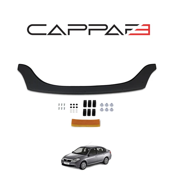 Renault Symbol 2009-2013 Yıl Aralığı Uyumlu Kaput Rüzgarlığı 3mm - Resim 4