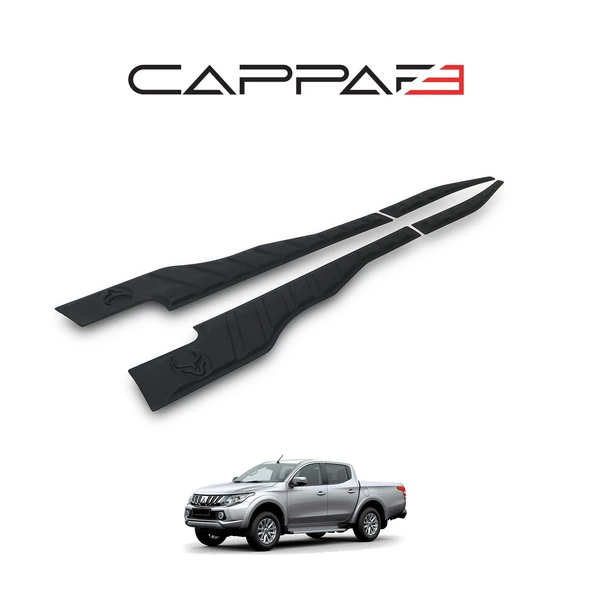 Mitsubishi L200 2015-2019 Yıl Aralığı Uyumlu Yarasa Kapı Kaplama 4 Parça - Resim 4