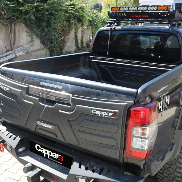 Mitsubishi L200 2019- Yılı ve Sonrası Uyumlu Kasa Kenar Koruma 3 Parça - 10