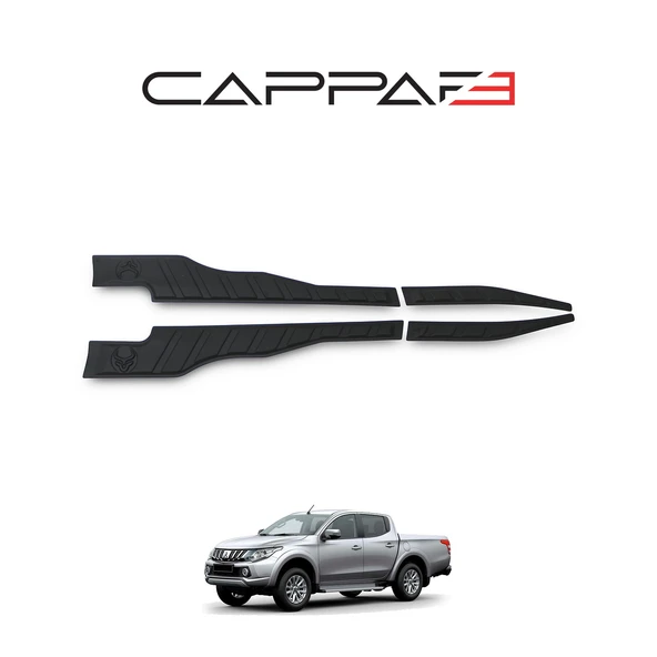 Mitsubishi L200 2015-2019 Yıl Aralığı Uyumlu Yarasa Kapı Kaplama 4 Parça - Resim 2