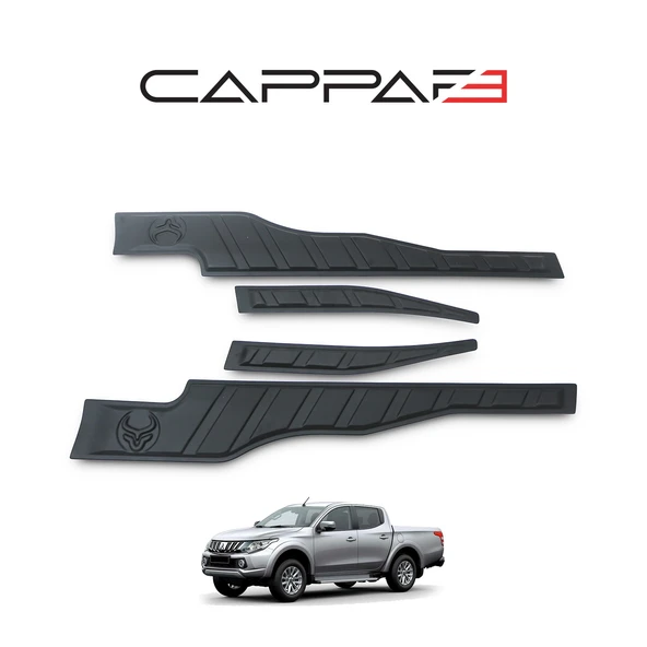 Mitsubishi L200 2015-2019 Yıl Aralığı Uyumlu Yarasa Kapı Kaplama 4 Parça - Resim 6