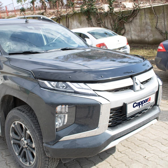 Mitsubishi L200 2019- Yılı ve Sonrası Uyumlu Kaput Rüzgarlığı 3mm - Resim 7