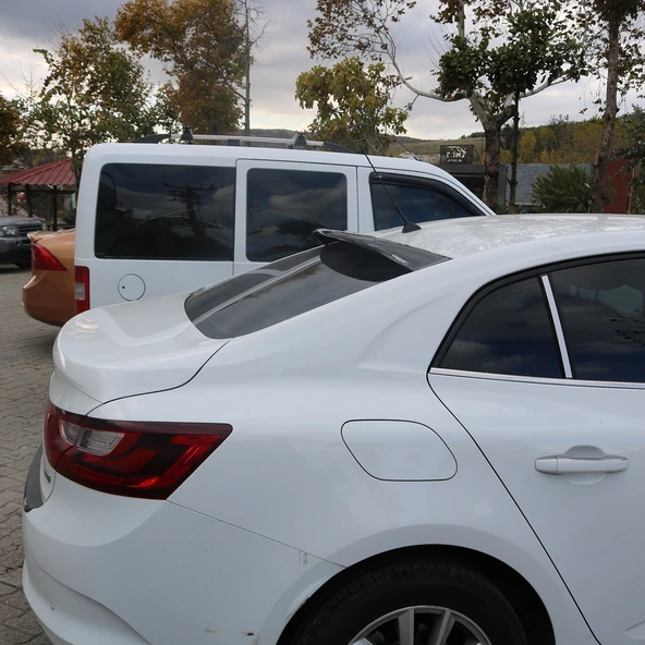 Renault Megane 4 2016- Yılı ve Sonrası Uyumlu Arka Cam Spoyler - 4