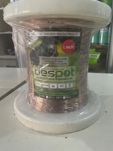 DESPOT GALVENİZ ÇİT TELİ 500 METRE - 1