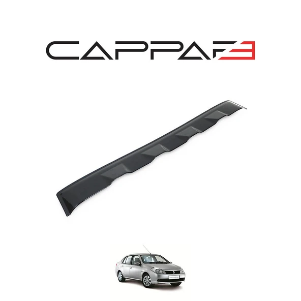 Renault Symbol 2009-2013 Yıl Aralığı Uyumlu Arka Cam Spoyler - 3