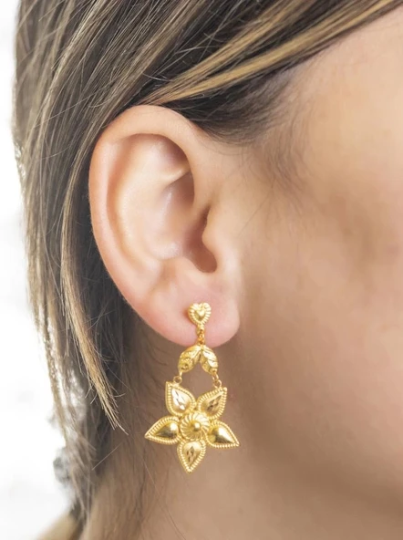 Yiğitbaşı Gold 22 Ayar Küpe 3275